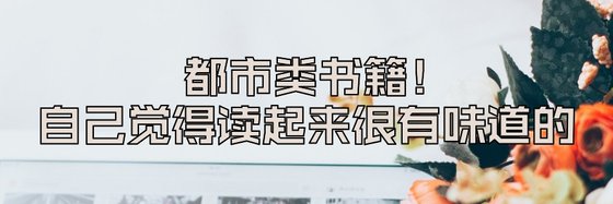 都市類書籍！自己覺得讀起來很有味道的